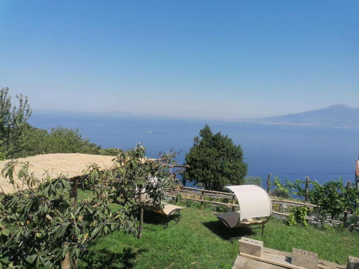 Вилла La Badia Montechiaro - Breathtaking View Of Sorrento Coast Вико-Экуенсе Экстерьер фото