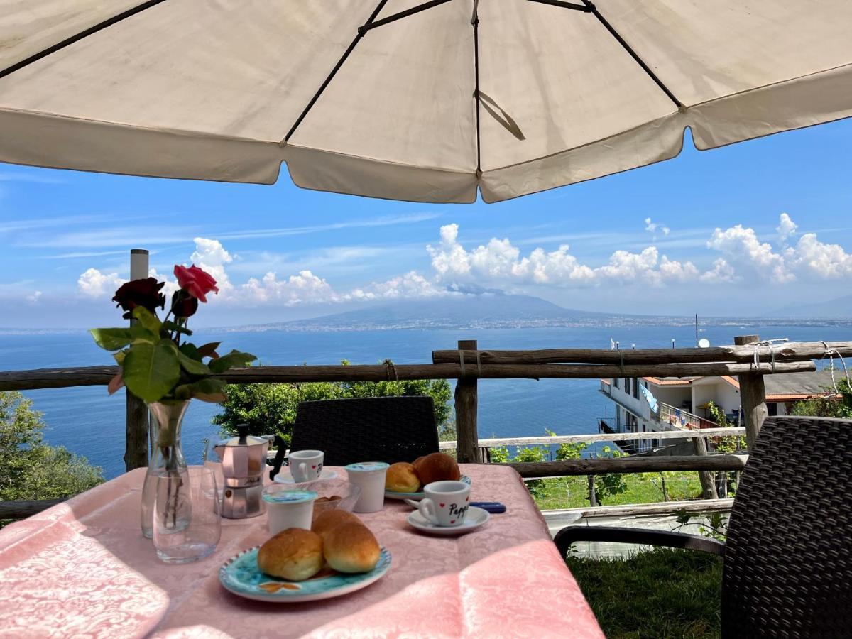 Вилла La Badia Montechiaro - Breathtaking View Of Sorrento Coast Вико-Экуенсе Экстерьер фото