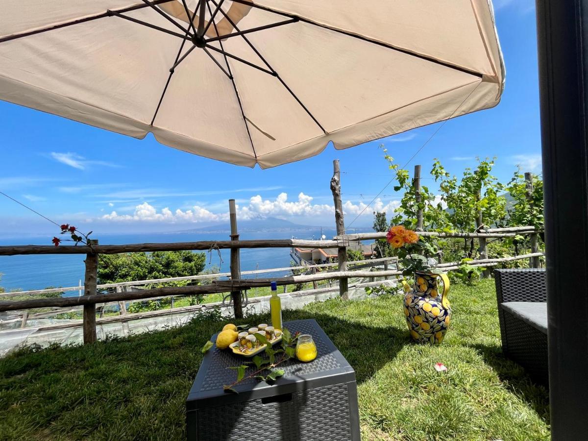 Вилла La Badia Montechiaro - Breathtaking View Of Sorrento Coast Вико-Экуенсе Экстерьер фото