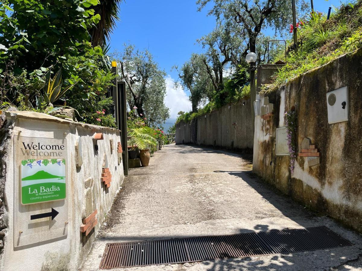 Вилла La Badia Montechiaro - Breathtaking View Of Sorrento Coast Вико-Экуенсе Экстерьер фото