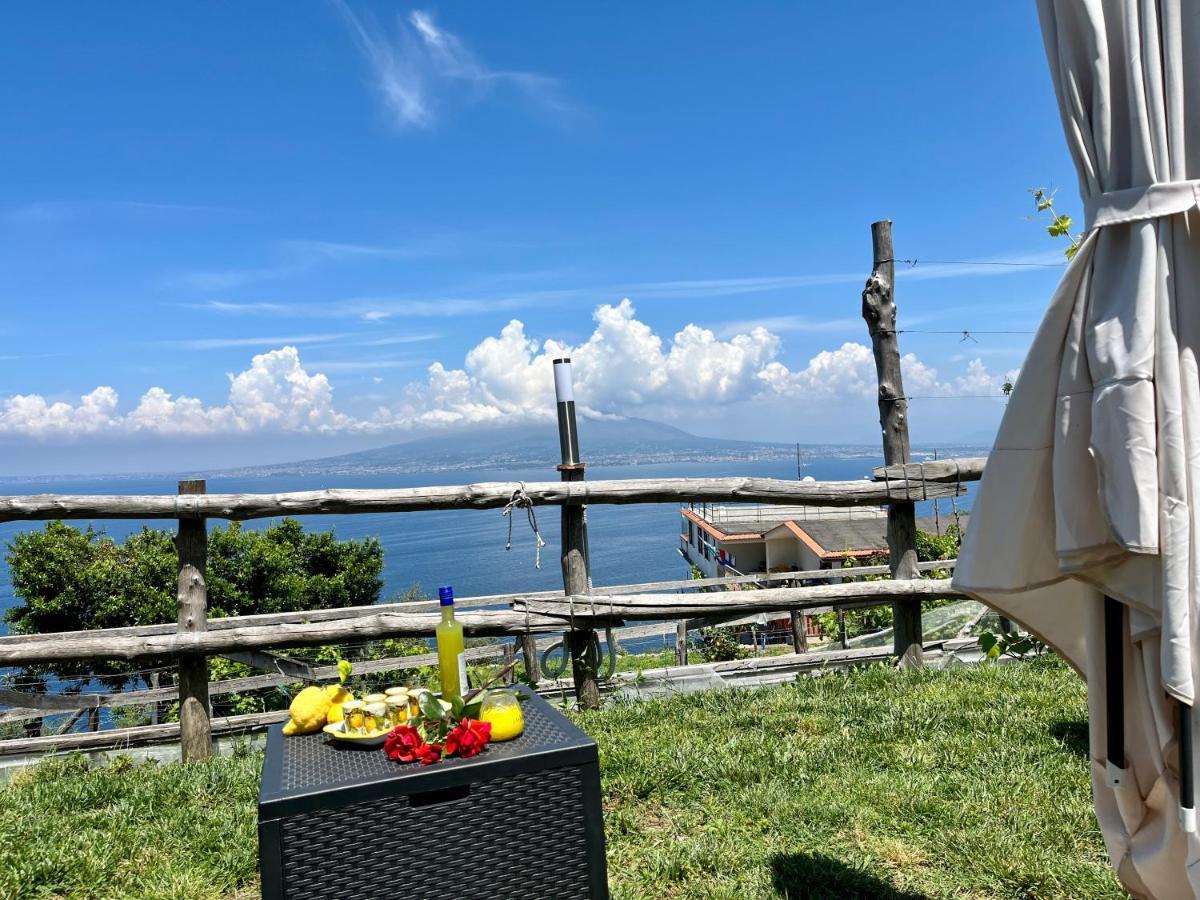 Вилла La Badia Montechiaro - Breathtaking View Of Sorrento Coast Вико-Экуенсе Экстерьер фото